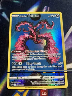 Pokemon TCG Crown Zenith Galarian Moltres SWSH284 Black Star Promo NM/MINT! - Image 1