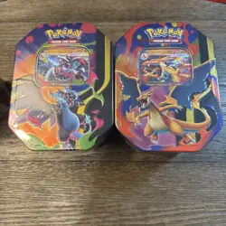 Pokemon TCG Phantasmal Flames ETB Booster Bundle Pokemon Day | Charizard Tins - Image 2