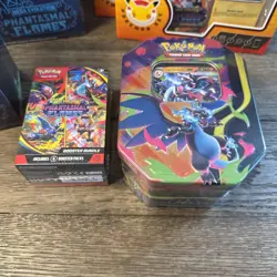 Pokemon Phantasmal Flames ETB X2 | Booster Bundle | Pokemon Day | Charizard Tin - Image 2
