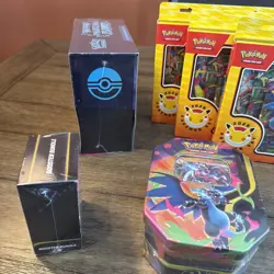 Pokemon Phantasmal Flames ETB | Booster Bundle | Pokemon Day x3 | Charizard Tin - Image 5