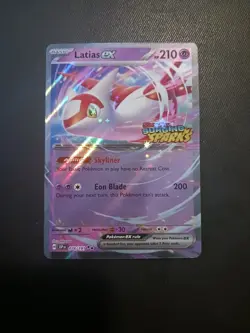 Pokemon TCG Latias EX Double Rare 076/191 Surging Sparks Stamped (#2) - Image 1