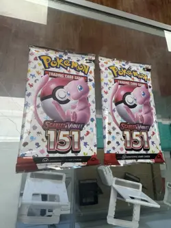Sealed Pokemon TCG: Scarlet & Violet—151 Booster Pack 2 Packs New - Image 1