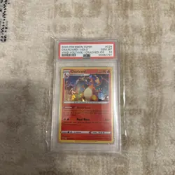 2020 Pokemon Sword & Shield CHARIZARD- VIVID VOLTAGE CRACKED ICE HOLO #25 PSA 10 - Image 1