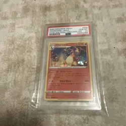 2020 Pokemon Sword & Shield CHARIZARD- VIVID VOLTAGE CRACKED ICE HOLO #25 PSA 10 - Image 4