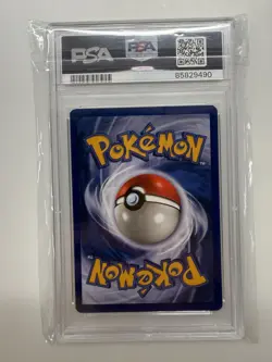1999 Pokemon BASE SET #28/102 SHADOWLESS Growlithe PSA 8 - Image 2