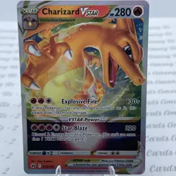 Pokemon TCG Charizard VSTAR 019/159 Sword Shield Crown Zenith Ultra Rare Holo NM - Image 1