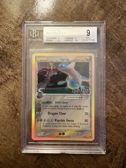 Pokemon Latios 9/113 EX Delta Species Reverse Holo Rare 2005 English BGS 9 - Image 1