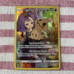 Pokemon Mimikyu 245/236- Secret Rare Full Art Holo- Cosmic Eclipse - Image 1