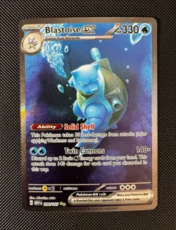 Pokemon TCG Blastoise EX Sir 200/165 Scarlet & Violet 151 - Image 1