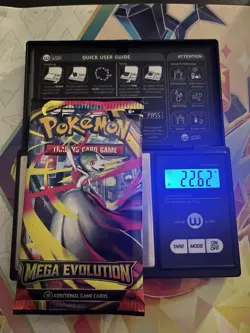 (HEAVY) 22.62g Pokemon TCG Mega Evolution Booster Pack (SEALED)✅ - Image 1