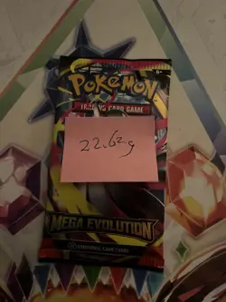 (HEAVY) 22.62g Pokemon TCG Mega Evolution Booster Pack (SEALED)✅ - Image 2