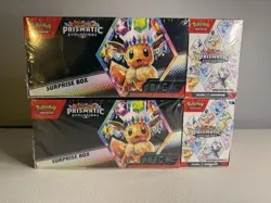 Pokemon Prismatic Evolutions Sam’s Club Exclusive Surprise Box + Booster Bundle - Image 1