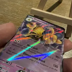 Alakazam ex (Error No Star Pattern) Pokemon BLACK STAR Promo #050 Holo - Image 3