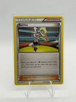 Pokemon TCG Furious Fists Korrina 95/111 Trainer Regular Uncommon LP Condition - Image 1