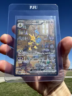 Pokemon TCG Alakazam EX 151 SIR Scarlet & Violet 151 201/165 - Image 1