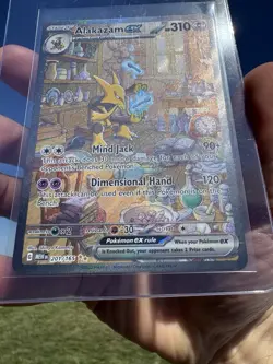 Pokemon TCG Alakazam EX 151 SIR Scarlet & Violet 151 201/165 - Image 3