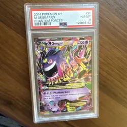 Pokemon M Gengar EX XY Phantom Forces Holo Rare #35 PSA 8 - Image 2