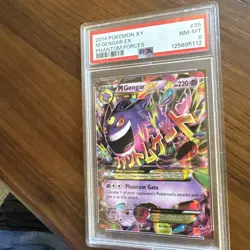 Pokemon M Gengar EX XY Phantom Forces Holo Rare #35 PSA 8 - Image 3