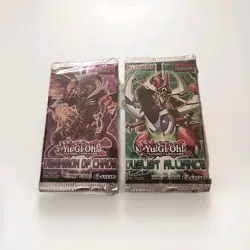 Yugioh Dimension Of Chaos + Duelist Alliance Booster Packs Sealed - Image 1
