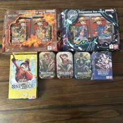 One Piece Illustration Box Vol.5 &6 /double pack/3 Mini Tin Set /egghead Deck - Image 1
