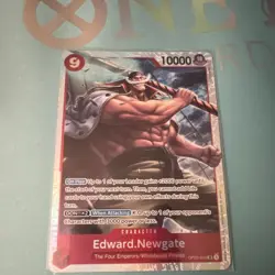 One Piece Edward.Newgate OP02-004 Paramount War Super Rare Foil 10000 Namco - Image 1