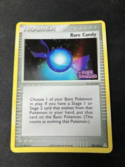 Pokemon Rare Candy Reverse Holo EX Holon Phantoms 90/110 Stamped Trainer Card - Image 1
