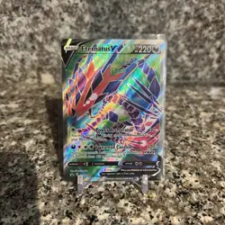Eternatus V SWSH044 NM Full Art Promo Rare Pokemon Card - Image 1