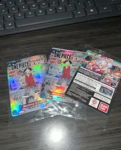 One Piece Monkey.D.Luffy US College Basketball Promo Card *SEALED* and unopened - Image 1