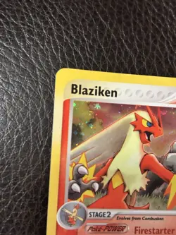 Pokemon TCG Blaziken Holo Rare Card EX Ruby Sapphire 3/109 - Image 2