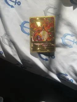 2020 POKEMON CHARIZARD OX GOLD FOIL TRADING CARD - Image 2