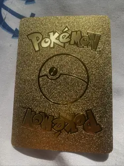 2020 POKEMON CHARIZARD OX GOLD FOIL TRADING CARD - Image 3