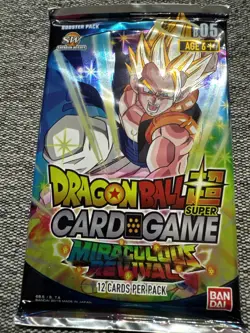 Dragon Ball Super Collectible Card Game Miraculous Revival Booster Pack New! - Image 1