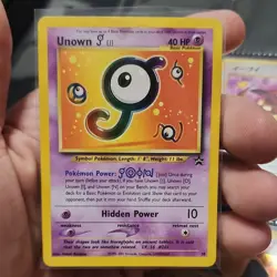 Pokemon Unown [J] Promo Card 38 Regular Promo 40 HP Basic - 2001 Nintendo - Image 1