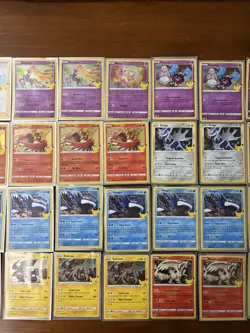 Pokemon celebrations 25th anniversary lot of 58 cards total - Image 3