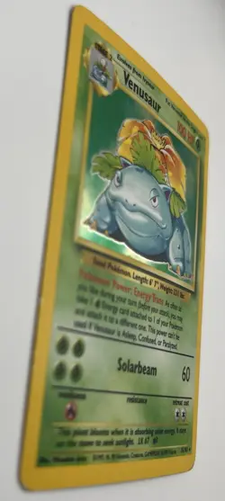 Pokemon Venusaur Base Set Holo Rare 15/102 100 HP Stage 2 1999 Wizards Card - Image 5