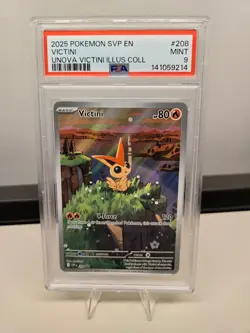 PSA 9 Victini 208 Sv: Scarlet & Violet Promo Cards Holo - Image 1