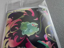 Bulbasaur 133/132 Mega Evolution STAMP Promo Card Sealed - Image 3