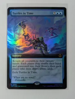 Turtles in Time (Extended Art) Teenage Mutant Ninja Turtles Foil 0263 MTG - Image 1