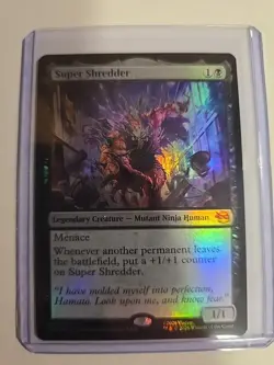 Super Shredder Teenage Mutant Ninja Turtles FOIL Magic The Gathering TCG - Image 1