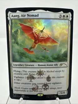 Aang, Air Nomad - Promotional Rare Foil - P001 - MTG Avatar: The Last Airbender - Image 1