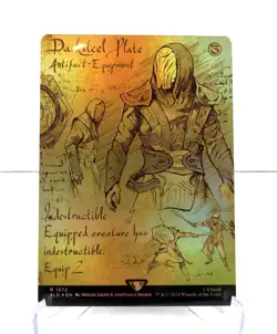 Darksteel Plate Assassin's Creed Secret Lair NM Borderless Foil MTG - Image 1