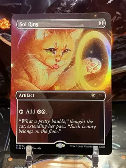 MTG | Sol Ring (1512) ✨FOIL✨ [Secret Lair Raining Cats And Dogs] - Image 1