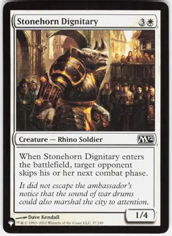 Stonehorn Dignitary C The List Reprints 37/249 LP - Image 1