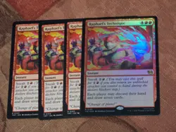MTG Raphael's Technique x4 Rare Teenage Mutant Ninja Turtles FOIL x1 NM Low S&H - Image 1