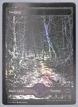 Swamp - Full Art - Foil - 272 - Innistrad: Crimson Vow (VOW) MTG - Image 1