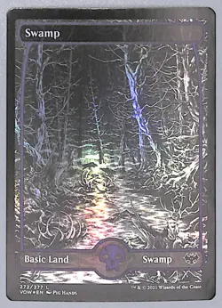 Swamp - Full Art - Foil - 272 - Innistrad: Crimson Vow (VOW) MTG - Image 1