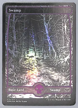 Swamp - Full Art - Foil - 272 - Innistrad: Crimson Vow (VOW) MTG - Image 1