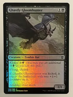 Ghastly Gloomhunter Zendikar Rising Foil MTG NM - Image 1