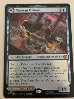 Norman Osborn #39 (Foil) (NM) Spider-Man SPM Magic MTG - Image 1
