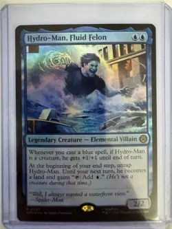 Hydro-Man, Fluid Felon (Foil) #0033 (R) MTG Marvel's Spider-Man (SPM) NM ENG - Image 1